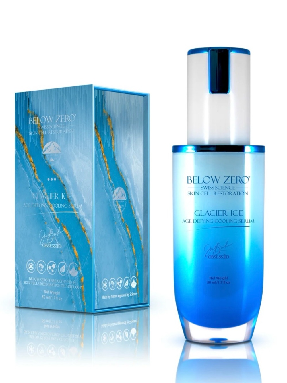 Below Zero Glacier Ice Age Defying Cooling Serum Brand New & Sealed 💯 Authentic!